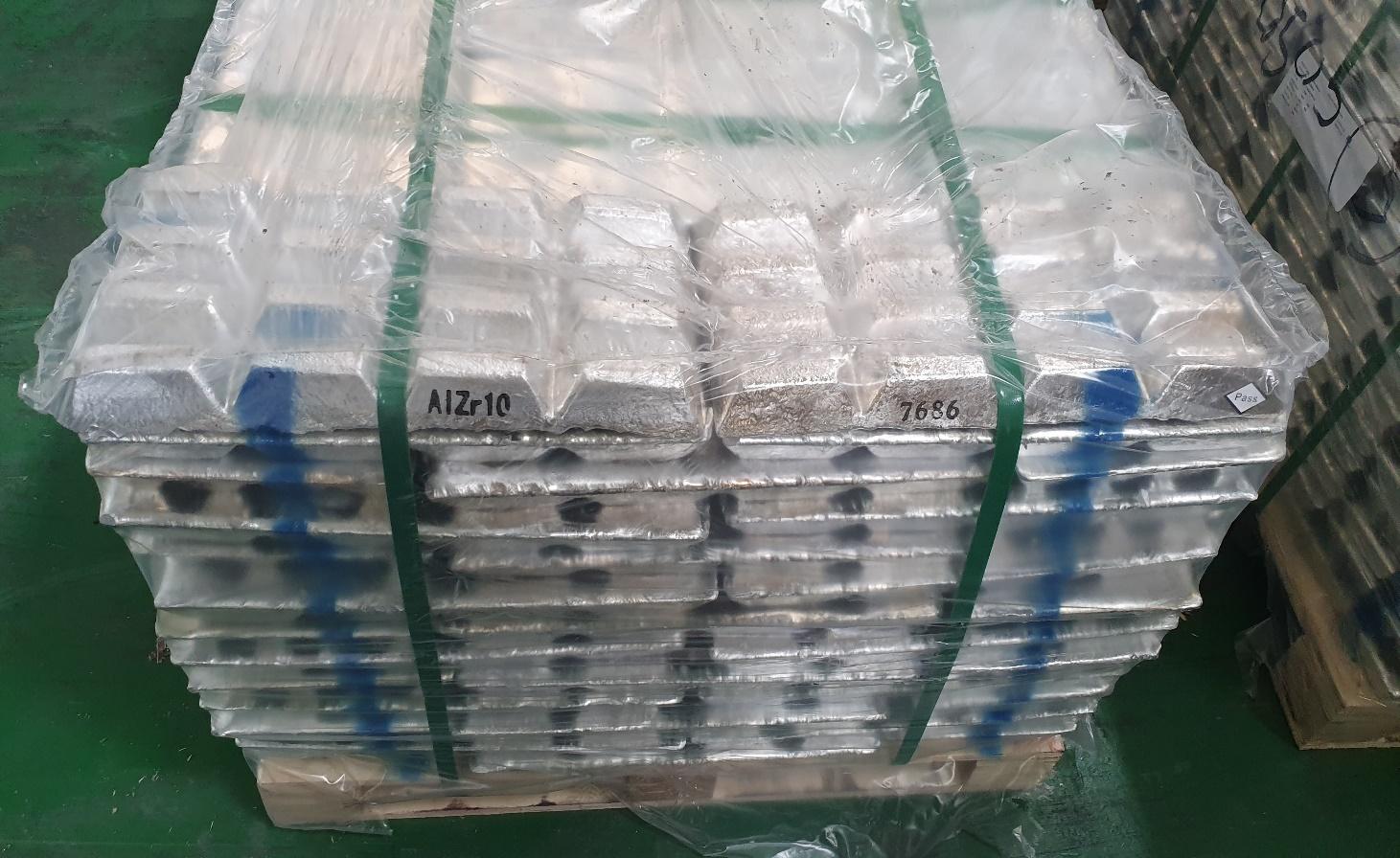 ALUMINUM MASTER ALLOY (AlZr10P)